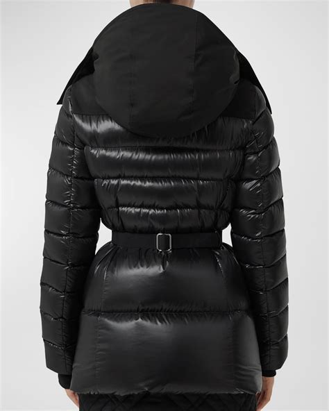 women's burberry puffer coat sale|burberry burniston belted puffer coat.